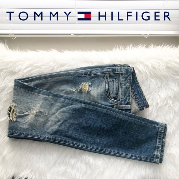 ripped jeans tommy hilfiger